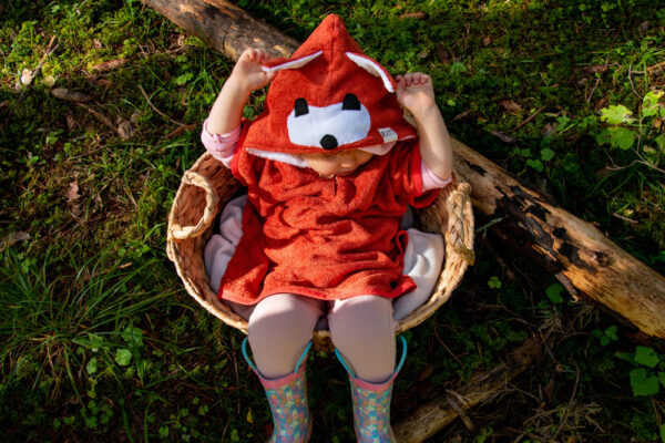 Rövid Ujjú Poncsó FOX - kisgyermekeknek